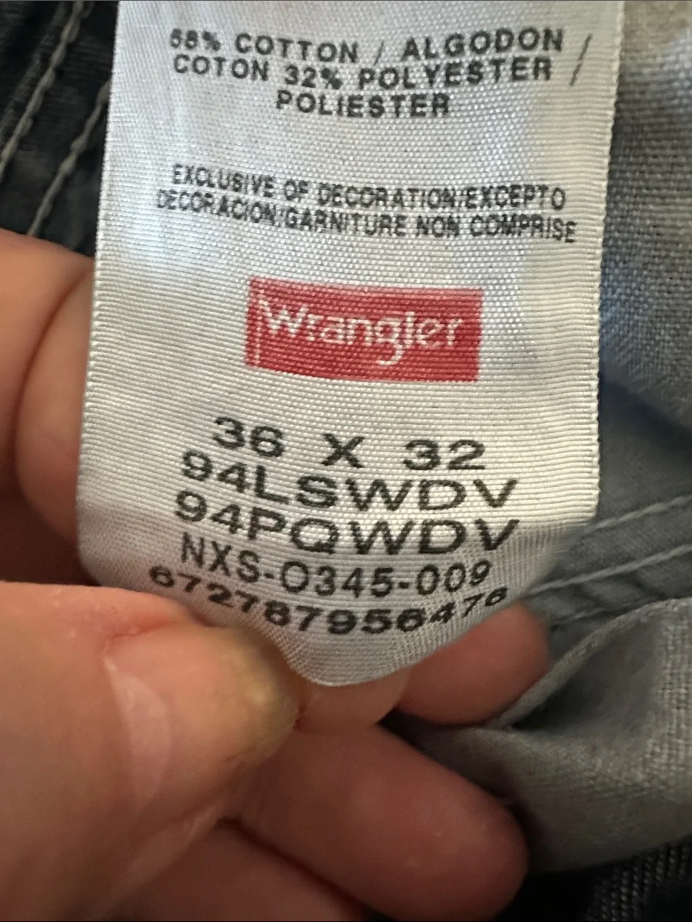Wrangler Carpenter Jeans 36/32